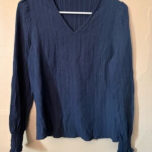 Navy Blue Women's Top